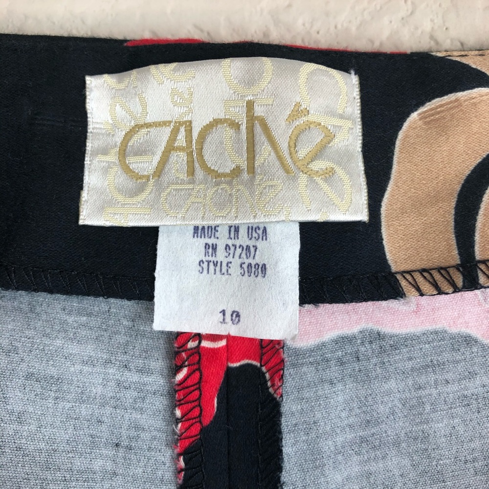 Cache | Floral Pattern Ankle Pants - image 5